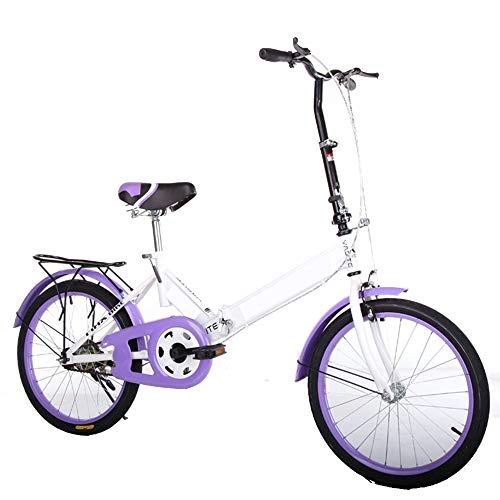 Falträder : CHEZI Folding bikeFaltrad fr Mnner und Frauen Erwachsene Studenten Ultra Light Portable Kinder Damen Fahrrad 20 Zoll