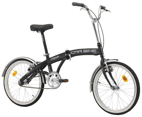 Falträder : CINZIA Klapprad Car-Bike, schwarz, Rahmenhöhe: 29 cm, Reifengröße: 20 Zoll (51 cm), 871839