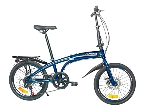 Falträder : COMPASS Faltrad 20 Zoll Farbe blau