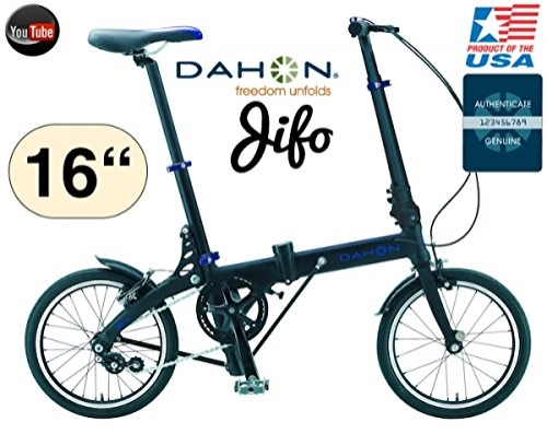 Falträder : DAHON Faltrad JIFO 16Zoll / UltraKompakt 9, 1kg Modell 2015 / 16