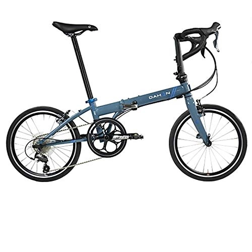 Falträder : Dahon Unisex Fahrrad Speed D30 Faltrad, Blau, 30 Gang, 20", 942256