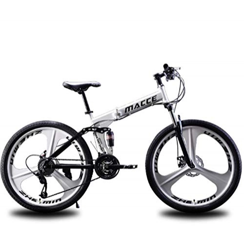 Falträder : Dengjiam Fahrrad City Rennradrahmen Fahrrad Nicht Zusammenklappbares Mountainbike 26 Zoll Doppelscheibenbremse Aluminiumlegierung Material Geeignet Für Herren-Silber2