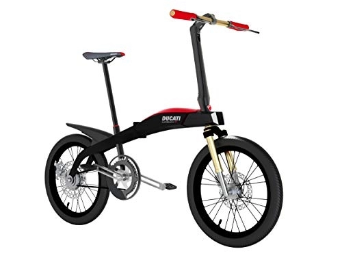 Falträder : Ducati Unisex – Erwachsene URBAN-E E-Fahrrad, Schwarz, Einer Größe