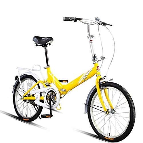 Falträder : DX Fahrrad Foldabl 20 Zoll Männer und Frauen Student Teen Outdoo Kids Peda