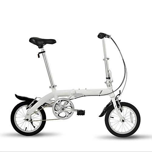 Falträder : Fahrrad Mini Ultraleicht Aluminiumlegierung Innenklappfahrrad Erwachsener Student Männliches Und Weibliches Fahrrad 14 Zoll
