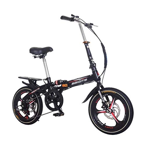 Falträder : Faltbares Mountainbike, 20 Zoll, leichtes Faltrad aus Aluminium, kleines tragbares City-Cross-Country-Fahrrad mit Variabler Geschwindigkeit-B