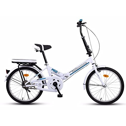 Falträder : Faltrad, 20 Zoll Singlespeed, Mountainbike Aluminium Scheibenbremse Fahrrad für Jungen, Mädchen, Herren und Damen - Herrenrad, Ultraleichtes tragbares Fahrrad / B / 20inch