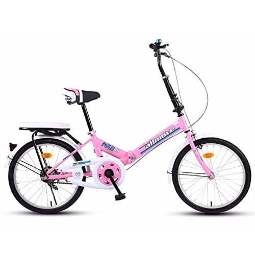 Falträder : Faltrad, 20 Zoll Singlespeed, Mountainbike Aluminium Scheibenbremse Fahrrad für Jungen, Mädchen, Herren und Damen - Herrenrad, Ultraleichtes tragbares Fahrrad / D / 16inch