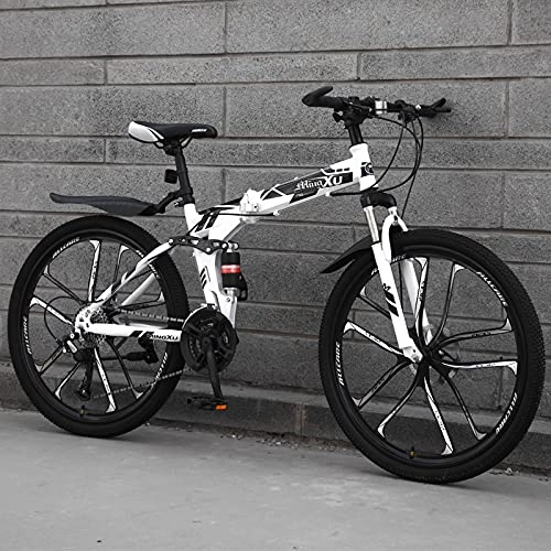 Falträder : Faltrad, Mountainbike, Fahrrad Doppelscheibenbremse, 26 Zoll Fahrräder, Cityfahrrad für Mädchen, Jungen, Herren und Damen / C / 24speed
