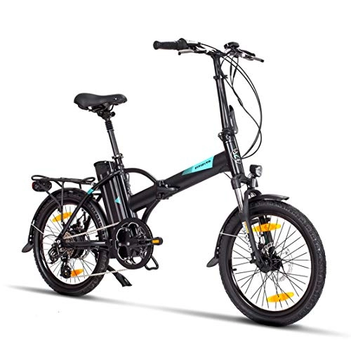 Falträder : Fitifito FD20 Plus Elektrofahrrad Faltrad Klapprad E-Bike Pedelec, 48v 250w Heckmotor, 48v 13ah 624wh Cells-Litium Akku, 6061 Aluminium Rahmen