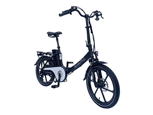 Falträder : GermanXia® E-Bike Faltrad Mobilemaster E-Klapprad Touring CH-15, 6 7G Shimano 20 Zoll mit Gasdrehgriff, eTurbo 250 Watt HR-Antrieb, bis zu 140 km Reichweite