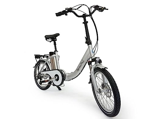 Falträder : GermanXia E-Bike Klapprad / Faltrad Mobilemaster Touring, 7G Shimano 20 Zoll, 562Wh, 250 W HR-Antrieb, ca. 180 km Reichweite, StVZO, leicht