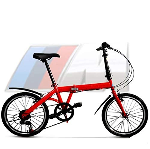 Falträder : GHGJU Fahrrad 20 Zoll kohlenstoffstahl faltrad Erwachsene Kinder Mountainbike Geschwindigkeit Mountainbike geeignet für bergstraßen und Regen und Schnee