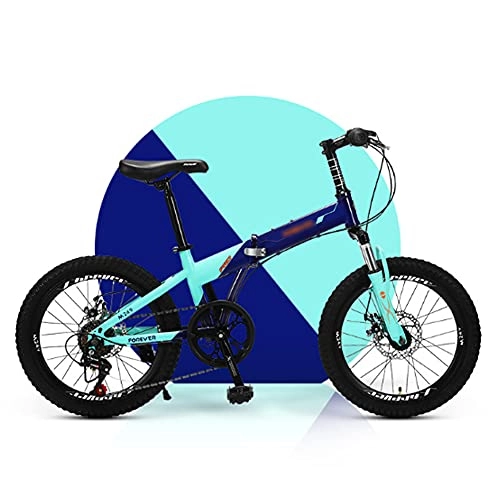 Falträder : GWL Premium Faltrad, Klapprad in 20 Zoll, Aluminium-Rahmen, Mountainbike, Fahrrad Doppelscheibenbremse, Erwachsene Männer und Frauen Freien Reitausflug / B