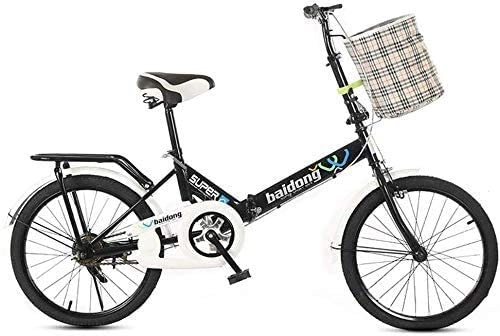 Falträder : HYLK 20-Zoll-Faltrad-Faltrad für männliche und weibliche Studenten, tragbares Fahrrad, geeignet für Outdoor-Reisen