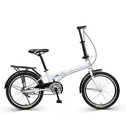 Falträder : JAMCHE Falträder 20 Zoll, tragbares Studenten-Komfort-Geschwindigkeitsrad-Faltrad für Männer und Frauen, leichtes zusammenklappbares Freizeitfahrrad, dämpfendes Fahrrad, Stoßdämpfung