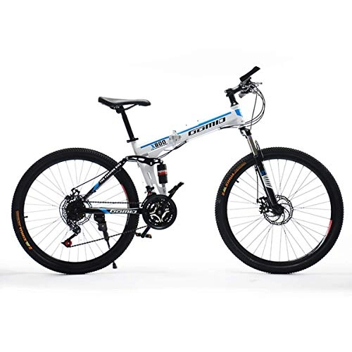 Falträder : KOSGK Mountainbike Fahrräder 26 '' Rad Leichter Aluminiumrahmen 27 Geschwindigkeiten Scheibenbremse