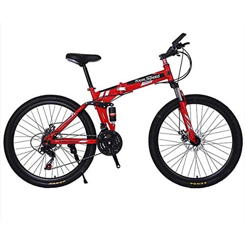 Falträder : KOSGK Unisex-Fahrräder 26 'Mountainbike - 17' Aluminiumrahmen mit Scheibenbremsen - Mehrfarbenauswahl