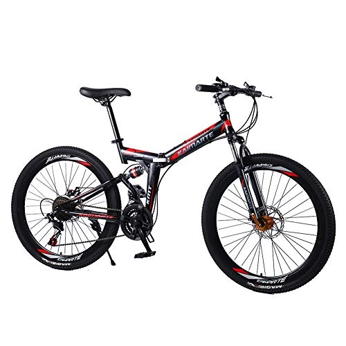Falträder : liu Aluminiumlegierung Fahrrad klapprahmen, Bicicleta Mountainbike Woman Reifen Hydraulikbremsen 21 / 24 / 27Geschwindigkeit, 24inch, 24speed