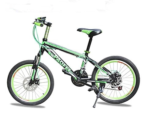 Falträder : MASLEID Fahrrad 20 Zoll Kinderfahrräder Mountainbikes für Männer und Frauen, Black Green