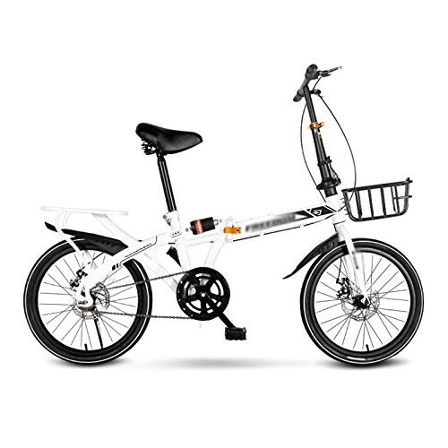Falträder : MFZJ1 16"20" Faltrad, City Folding Compact Bike Fahrrad Urban Commuter, Adult Small Student Fahrrad Falttrger Fahrrad