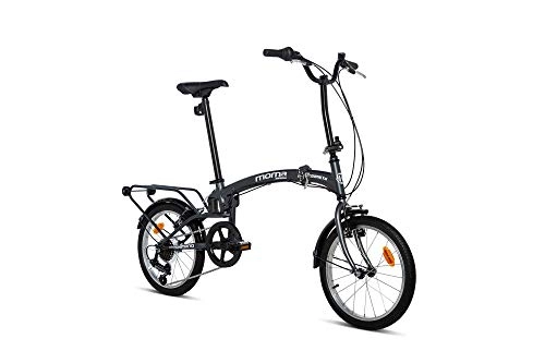 Falträder : Moma Bikes Unisex-Adult Compact 18 Gris BICMP18GUN, GRAU, Normal