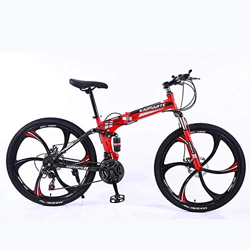 Falträder : Mountainbike 21-Gang-Stahlrahmen 26 Zoll Rder Doppelaufhebung Faltrad mit 32 Modellen zur Auswahl, Style32