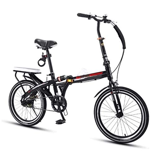 Falträder : Ping Klapprad 20 Zölle, erwachsenes Klappfahrrad Ultra-leichtes tragbares Fahrrad, geeignet für Arbeit und Reisen