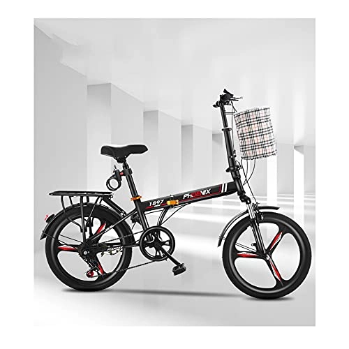 Falträder : Premium Faltrad, Klapprad in 20 Zoll, Mountainbike, Fahrrad Doppelscheibenbremse, Cityfahrrad Für Mädchen, Jungen, Herren Und Damen / B
