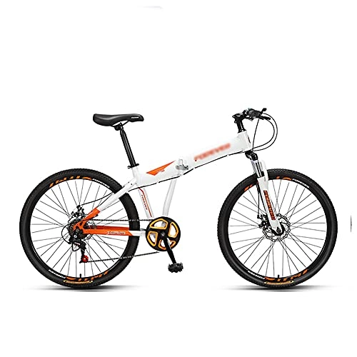 Falträder : Premium Faltrad, Klapprad in 24 Zoll, Mountainbike, Fahrrad Doppelscheibenbremse, Cityfahrrad Für Mädchen, Jungen, Herren Und Damen / D24inch