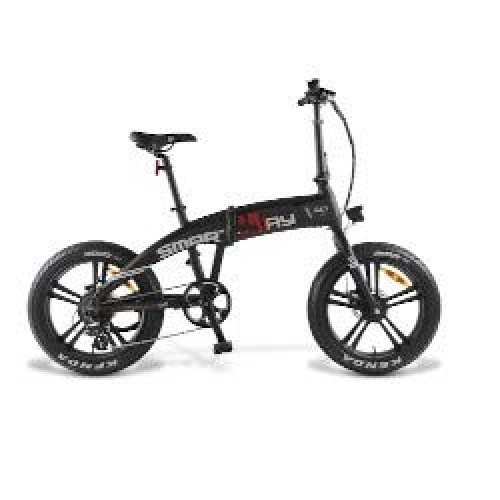 Falträder : Smartway M2-R6A2-K Monster Bike Faltbare Räder 20 Zoll Schwarz