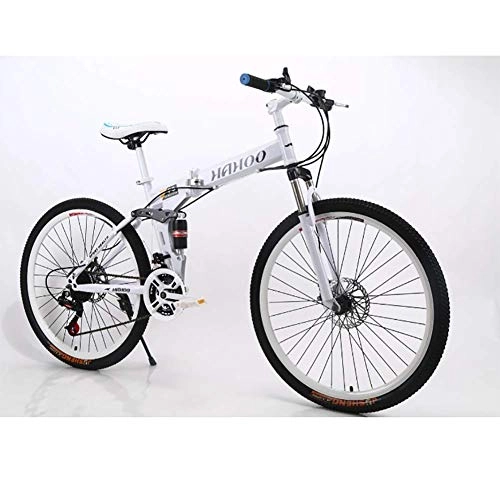 Falträder : Spezialität Faltrad Mountainbike Rennrad 20 Zoll Fahrrad Rennrad und Mountainbike Für Erwachsene, Fahrräder Mountainbike Beliebt Schwarz, Weiß