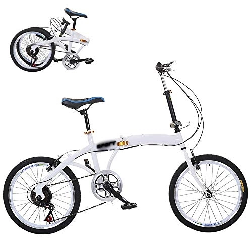 Falträder : STRTG Faltbares Fahrrad, leicht und robust Klapprad, ultraleichte tragbare Klappfahrrad, 20 Zoll Klapprad Faltrad Vollfederung für Herren, Damen, Mädchen, Jungen geeignet
