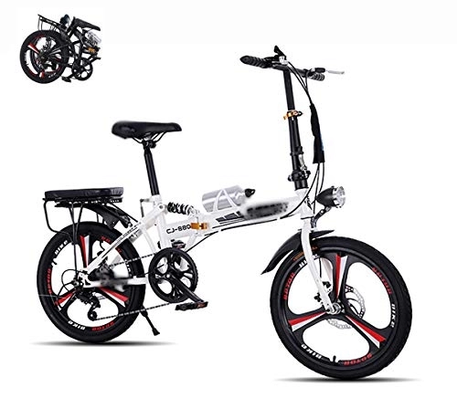Falträder : STRTG Klappfahrrad, Unisex Faltbares Fahrrad, leicht und robust Folding Bike, ultraleichte tragbare Bike Faltrad, Quick-Fold-System, 20 Zoll Verschiebung Freizeit Fahrrad