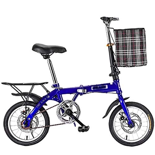 Falträder : STRTG Klapprad, leicht und robust Faltbares Fahrrad+ultraleichte tragbare Klappfahrrad, für Unisex Fahrrad Falt-Fahrrad Bike 14 * 16 * 20*Zoll Bikes Erwachsene