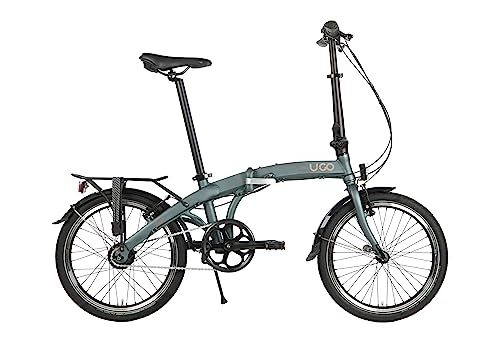 Falträder : U.GO Unisex-Adult Dare U•GO i7 Folding Bike 20" Klappräder, Green, Uni