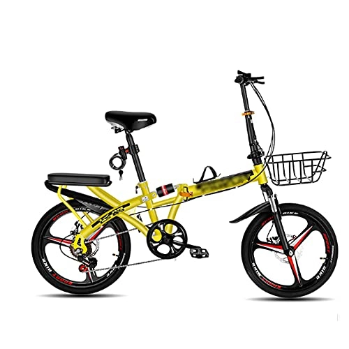 Falträder : Unisex Fahrrad Faltrad, 16", Herren-fahrrad & Jungen-fahrrad, Licht Aluminium Faltrad, Cityfahrrad Für Mädchen, Jungen, Herren Und Damen / D16inch