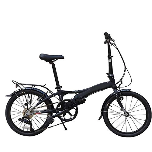 Falträder : WuZhong F Faltrad Aluminiumlegierung Geschwindigkeit Faltrad 7 Geschwindigkeit Fahrrad Erwachsene Männer und Frauen Automodelle 20 Zoll