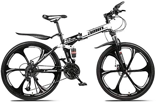 Falträder : WXPE Mountainbike 26 Zoll, Trekkingfahrrad, Federgabel, Mechanische Scheibenbremsen, bequemtes Tourenfahrrad für Männer