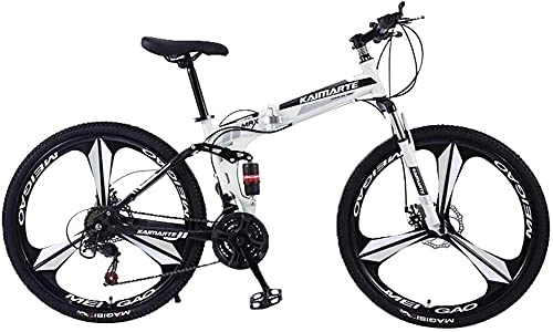 Falträder : XBSXP Mountainbike, 26-Zoll-Faltbares Mountainbike, Faltbares Mountainbike, Faltbares Fahrrad für Männer und Frauen für Outdoor-Fahrten -21 Geschwindigkeit