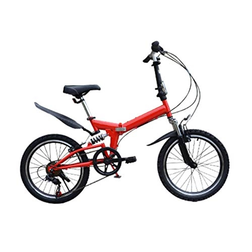 Falträder : YANXIH 20 Zoll 6 Geschwindigkeit Licht-Spielraum-Gebirgs Faltbare Fahrrad Tragbares Pendlerfahrrad Für Erwachsene (Color : T2)