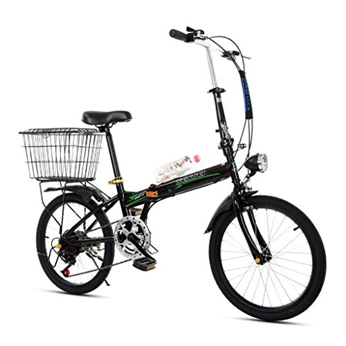 Falträder : YANXIH 20 Zoll Faltbares Fahrrad Mit Variabler Geschwindigkeit, Männer- Und Frauenfahrrad, Ultraleichtes Tragbares Gerät Kleines Rad Adult Student Bike (Color : T2)