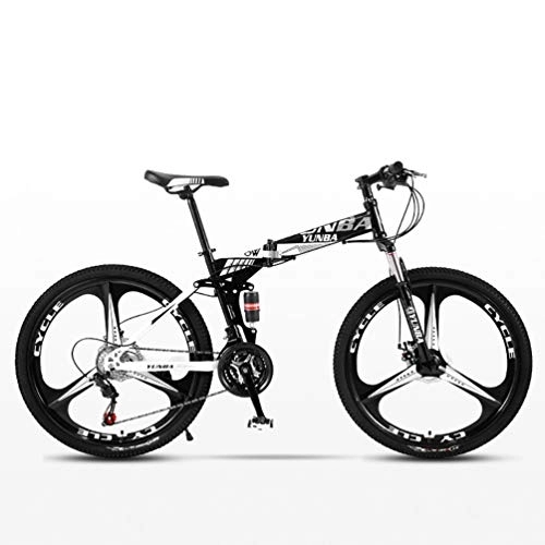 Falträder : ZXCY 24-Zoll-Mountainbike Vollfederung Mountainbike Falträder Für Erwachsene Outroad-Fahrräder Mit Variabler Geschwindigkeit Und Verstellbarem Sitz, D