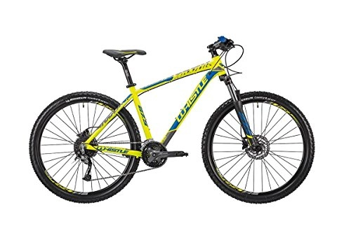 Mountainbike : 26' Mountainbike Whistle Fahrrad 1832 27.5 "9-velocità Gr. 41 Gelb / Blau 2018 Gedämpfte (MTB) / Bike 26 'Mountainbike 1832 27.5 9-speed Size 41 Blue / Yellow 2018 (MTB Front Suspension)