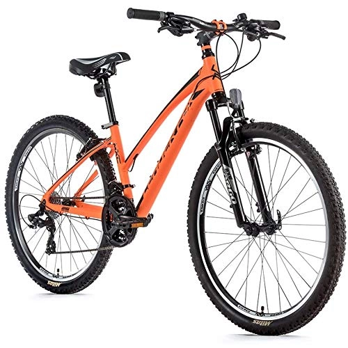 Mountainbike : 26 Zoll Alu Leader Fox MXC Lady Fahrrad Mountain Bike Shimano 21 Gang Neon Orange RH 36cm