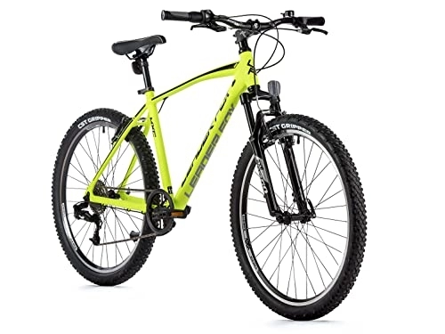 Mountainbike : 26 Zoll Alu MTB Fahrrad Leader Fox MXC 8 Gang S-Ride Neon Gelb Rh 36 cm
