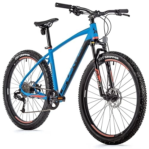 Mountainbike : 27.5 Zoll Alu MTB Leader Fox Esent 8 Gang S-Ride blau Rh 41cm