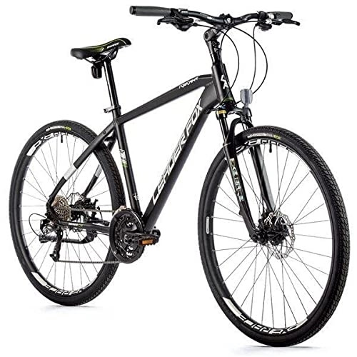 Mountainbike : 28 Zoll Leader Fox Toscana Cross Fahrrad Trekking Bike Disc schwarz RH 57cm