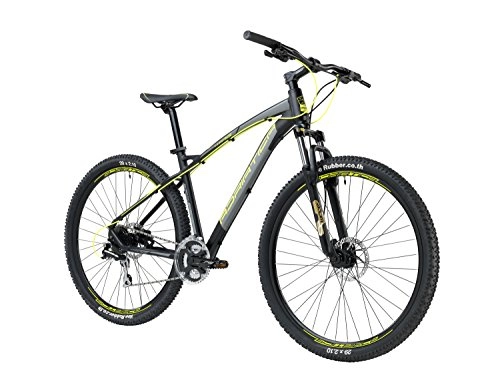 Mountainbike : 29 Zoll Herren Mountainbike 24 Gang Adriatica Wing RS, Farbe:schwarz-gelb, Rahmengröße:46cm