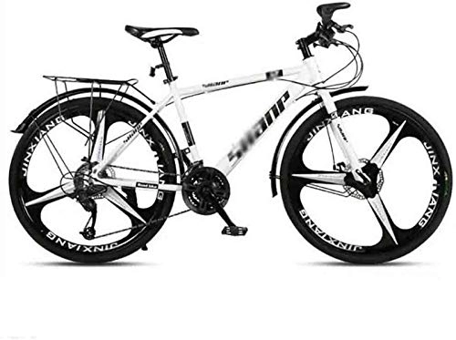 Mountainbike : aipipl MTB Fahrrad Rennräder Mountainbike Adult Einstellbare Geschwindigkeit für Männer und Frauen 26in Räder Doppelscheibenbremse Offroad Bike